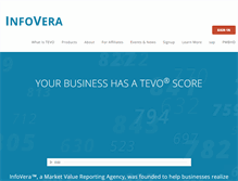 Tablet Screenshot of infovera.com